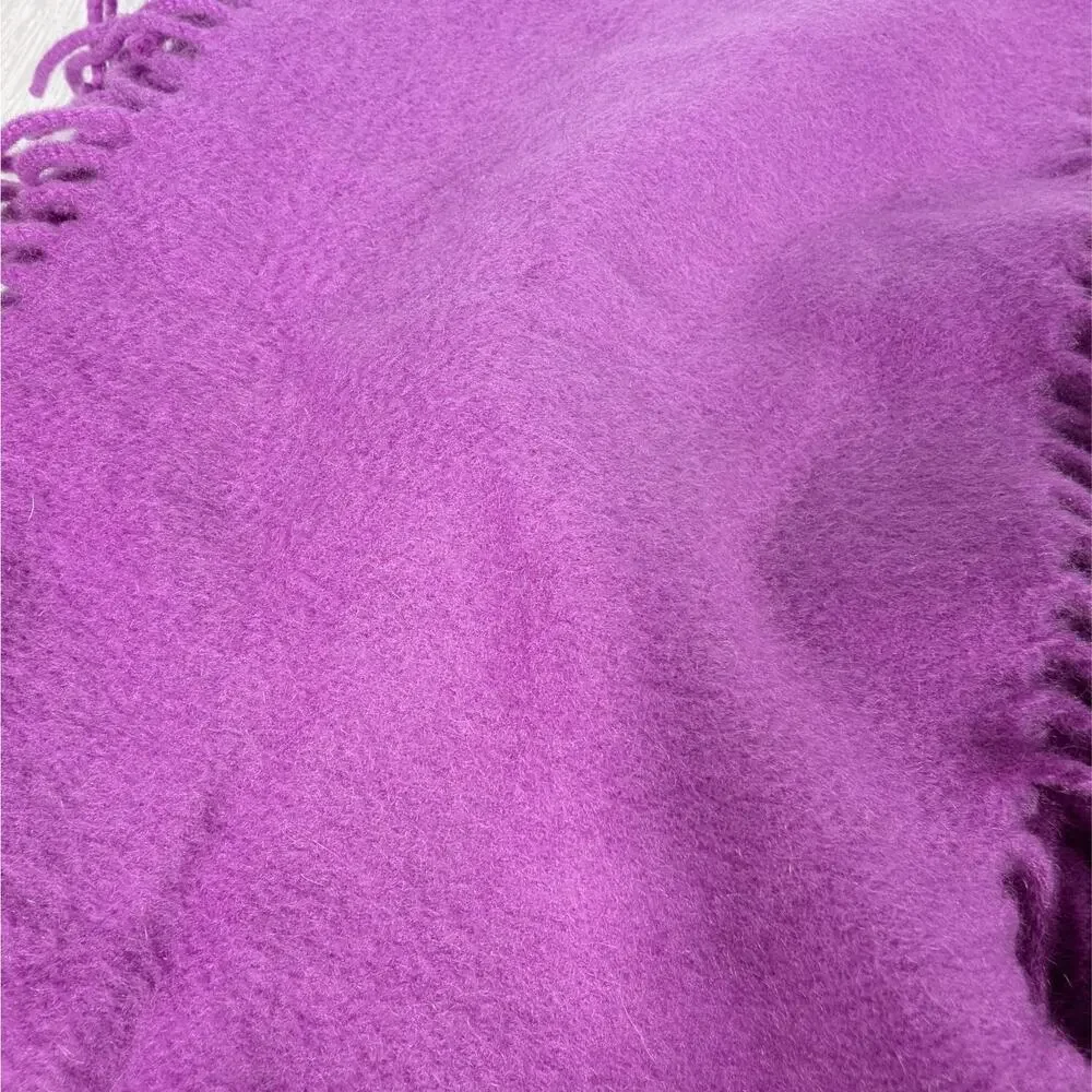 Nordstrom 100% Cashmere Scarf Magneta Purple Minimalist Luxury